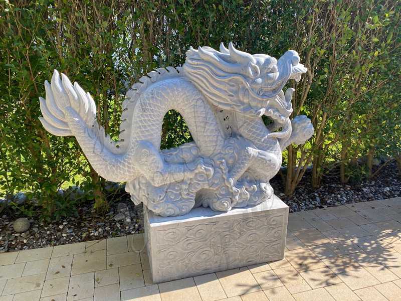 Life Size Gray Stone Dragon Sculpture Feedback