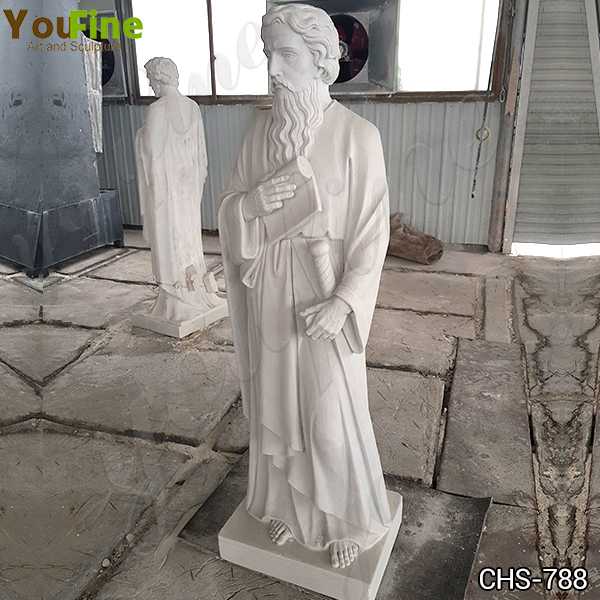 Life Size Marble St. Paul Statue Church Supply