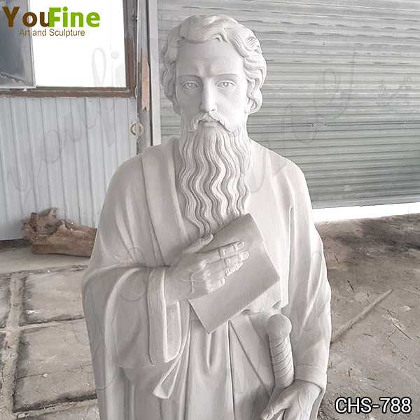 Marble St. Paul Statue Church Supply for Sale