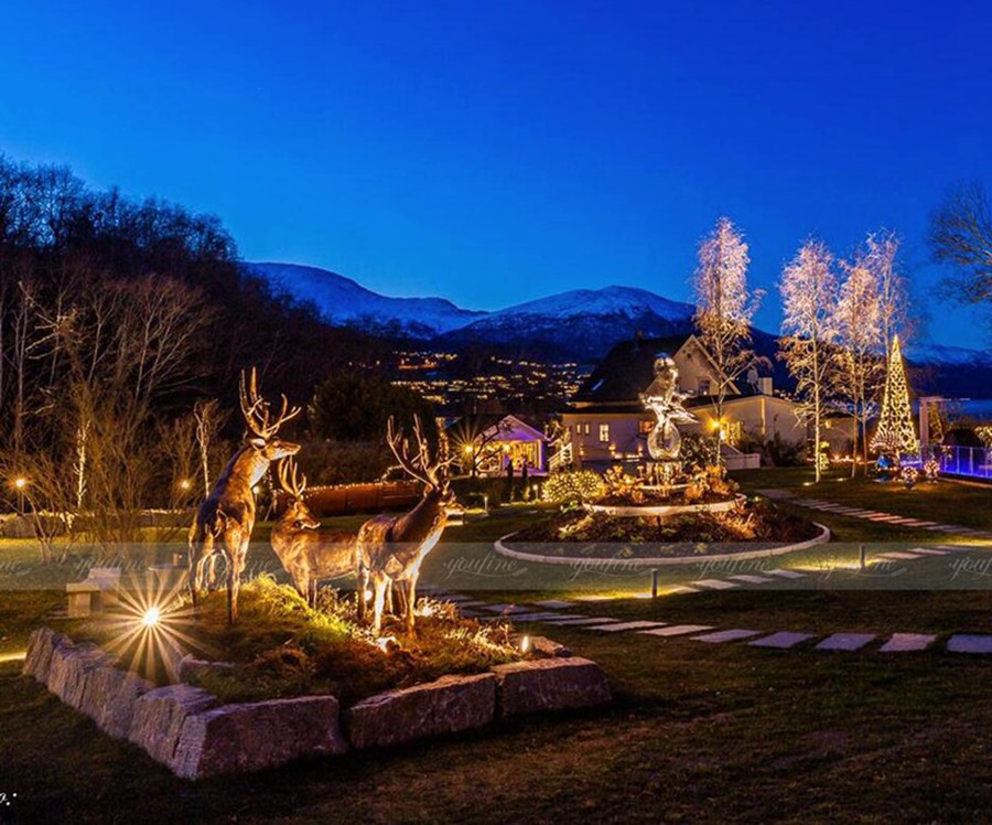 Outdoor Bronze Large Reindeer Statue feedback