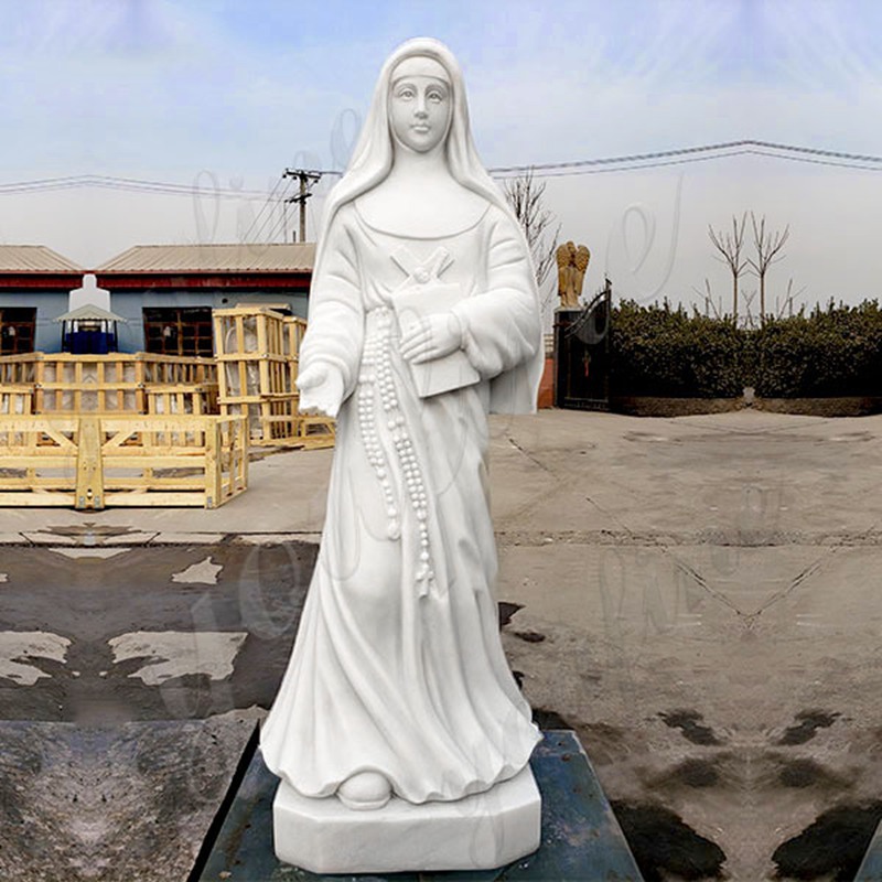 Outdoor Catholic White Marble St Mary MacKillop Statue for Sale CHS-756