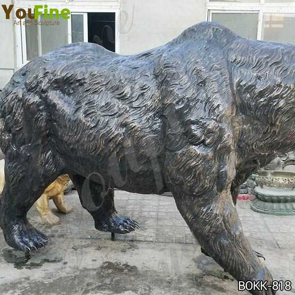 Outdoor Life Size Bronze Grizzly Bear Statue Sale Online