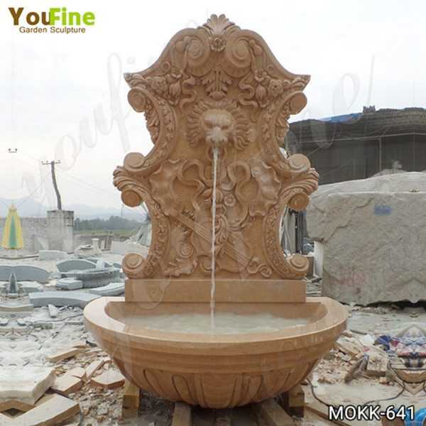 Outdoor Marble Water Wall Fountain