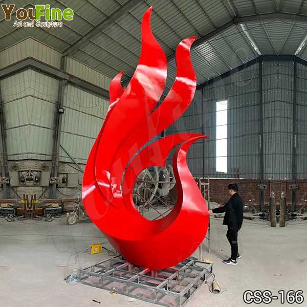 Outdoor Modern Abstract Metal Garden Sculpture Suppliers