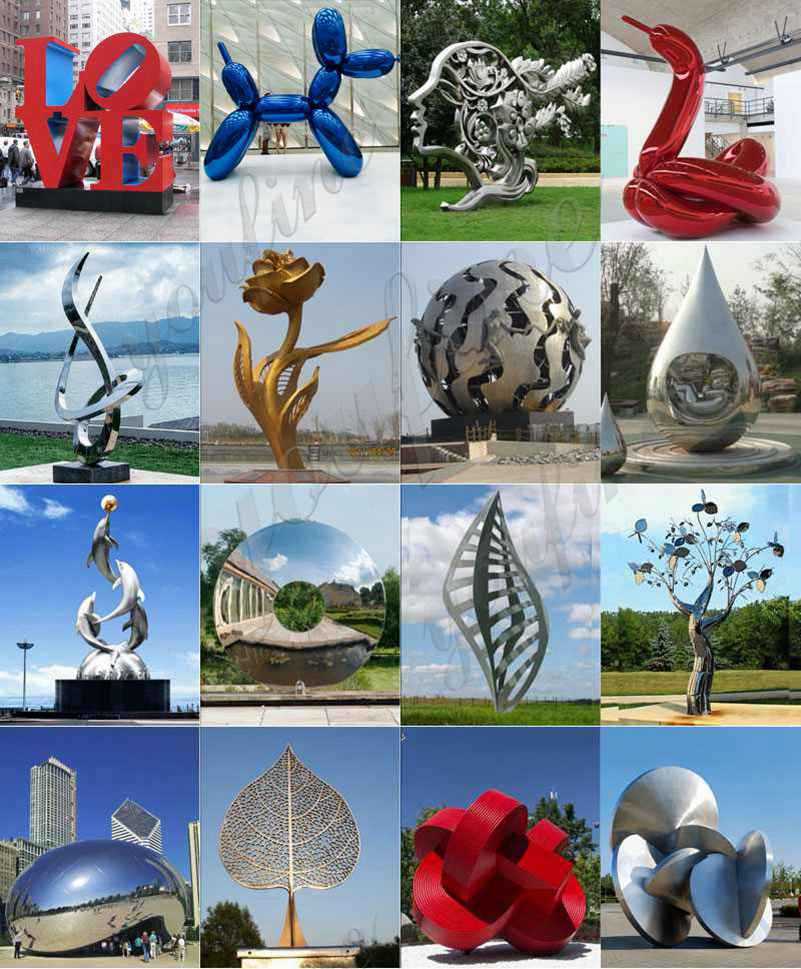 Outdoor Modern Abstract Metal Sculpture