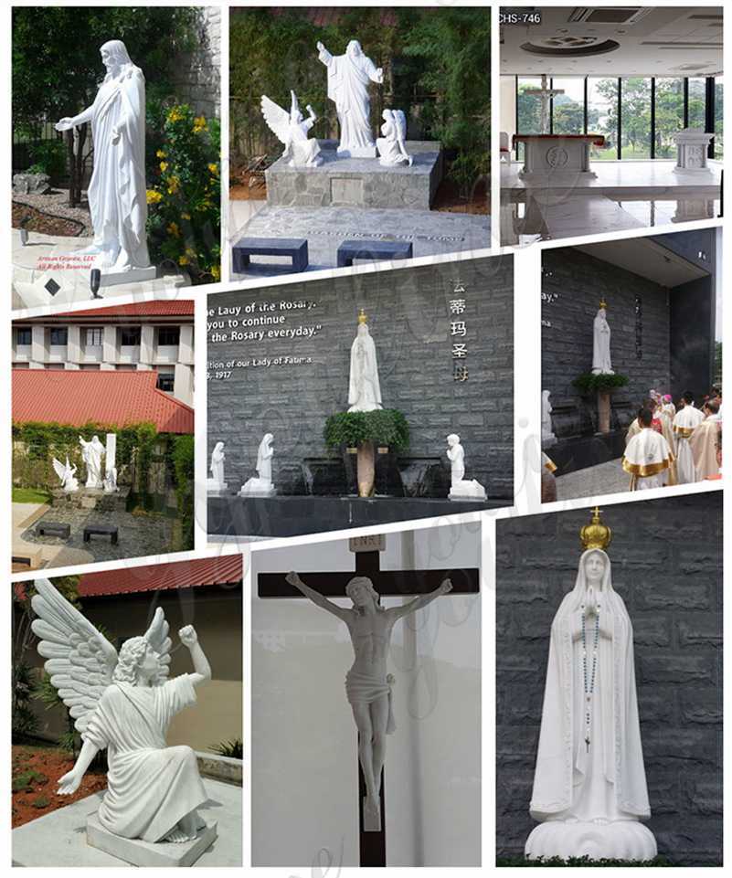 Religious Full Size Marble Statue Supplier