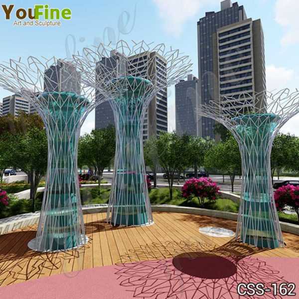 Urban Art Abstract Stainless Steel Sculpture Supplier