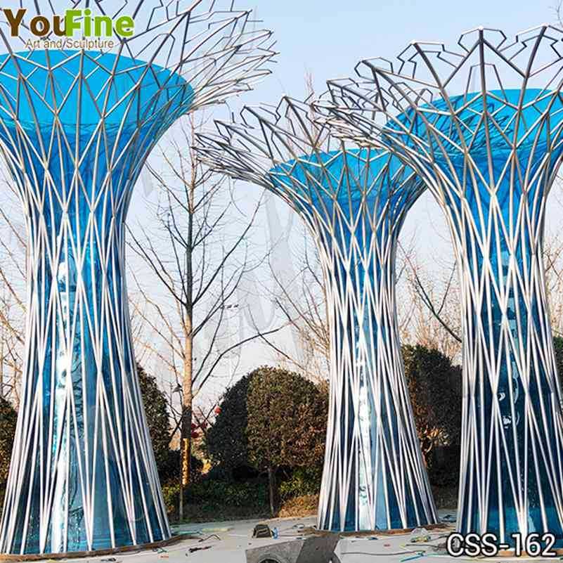 Contemporary Urban Art Abstract Stainless Steel Sculpture Supplier  CSS-162