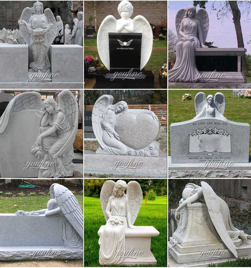 Weeping Angel Memorial Headstones Supplier