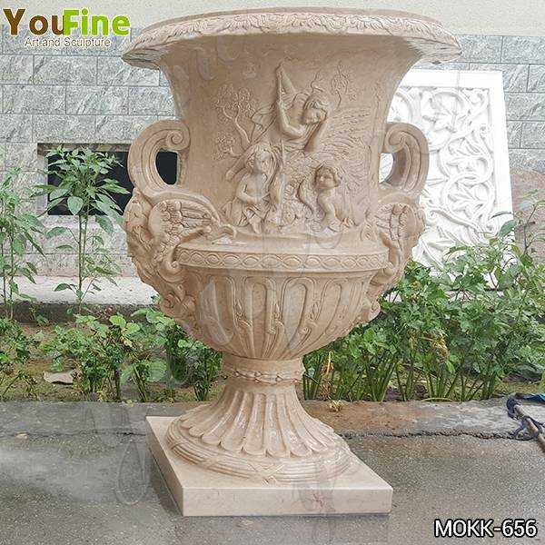 Yellow Marble Planters and Pots Manufacturers