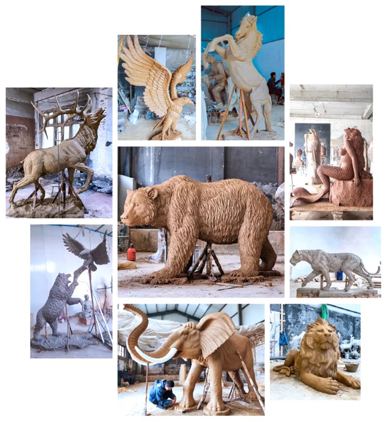 life size animal statues for sale