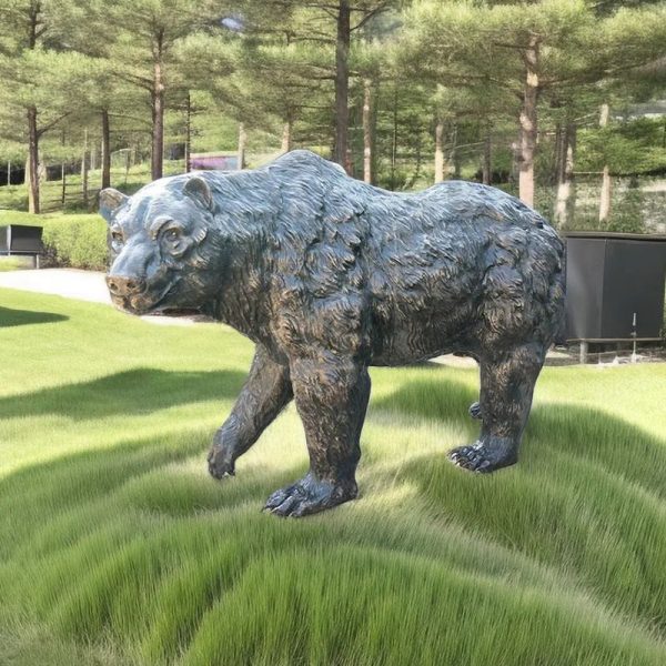 life size bear statue