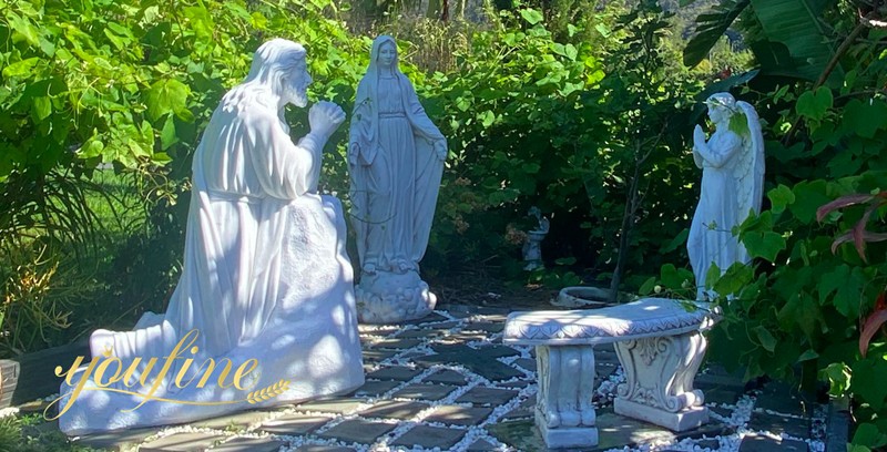 marble kneeling Jesus statue feedback