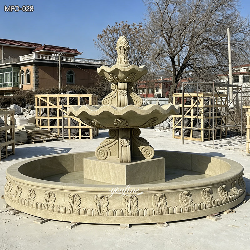 marble simple fountain design
