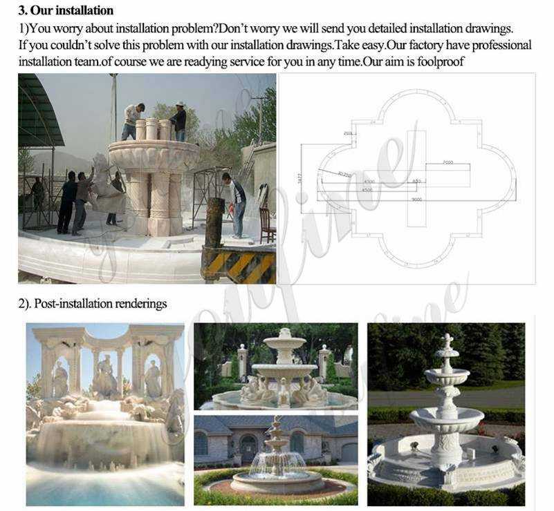 polished granite fountain for sale