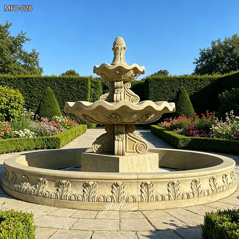 sandstone fountain