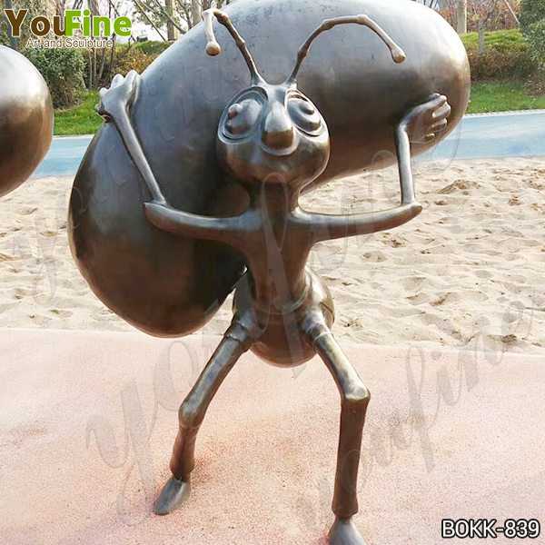 Handmade Recycled Metal Giant Ant Garden Art Sculpture