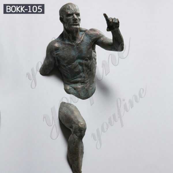 Bronze Matteo Pugliese Replica Abstract Nude Man Sculpture Suppliers