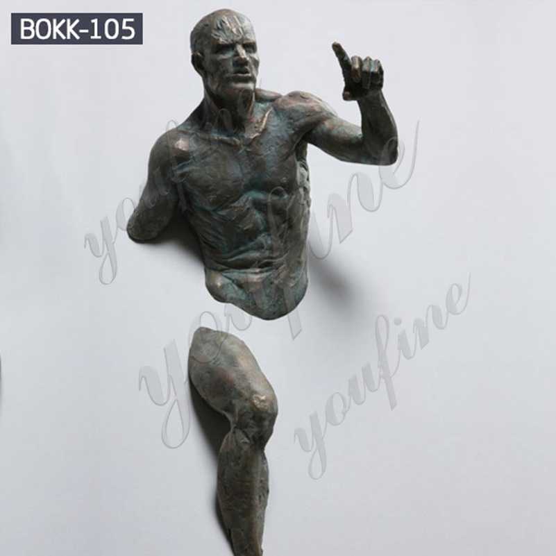 Bronze Matteo Pugliese Replica Abstract Nude Man Sculpture Suppliers BOKK-105