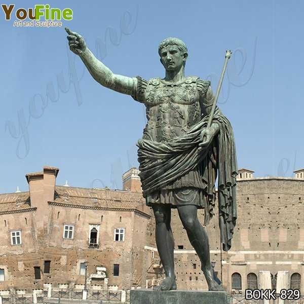 Bronze statue of the Emperor Augustus Caesar Replica