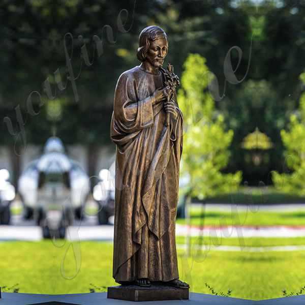 Catholic Life Size Bronze Saint Joseph Garden Statue Suppliers