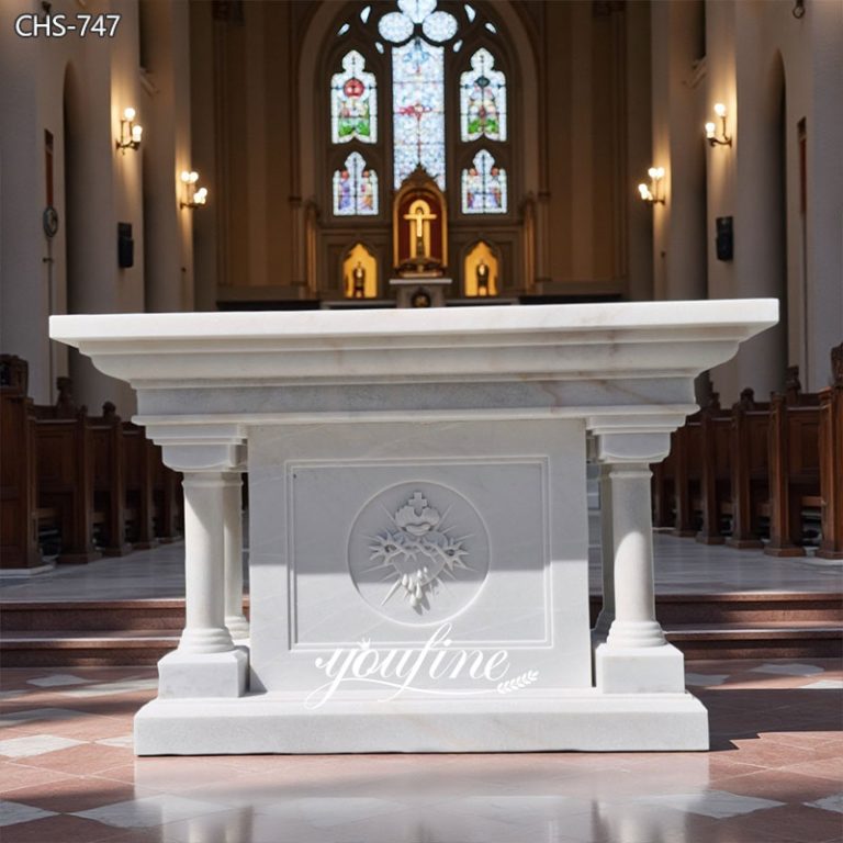 Custom Made Catholic Church Marble Altar Table for Sale CHS-747