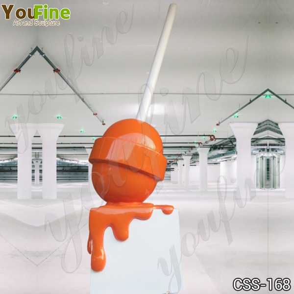 Decorative Modern Metal Lollipop Stainless Steel Sculptures