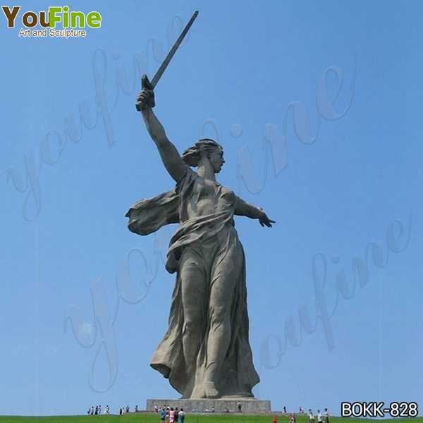 Giant the Motherland Calls Monument Bronze Statue