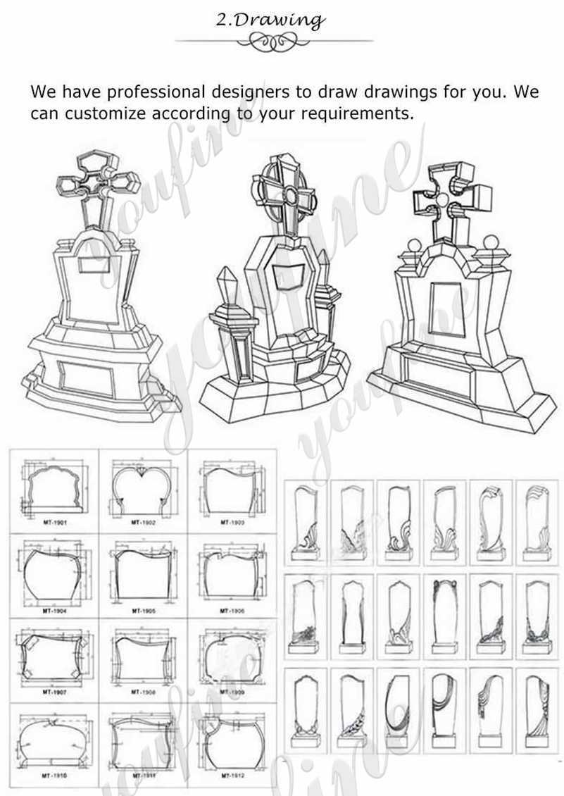 Granite upright headstones prices