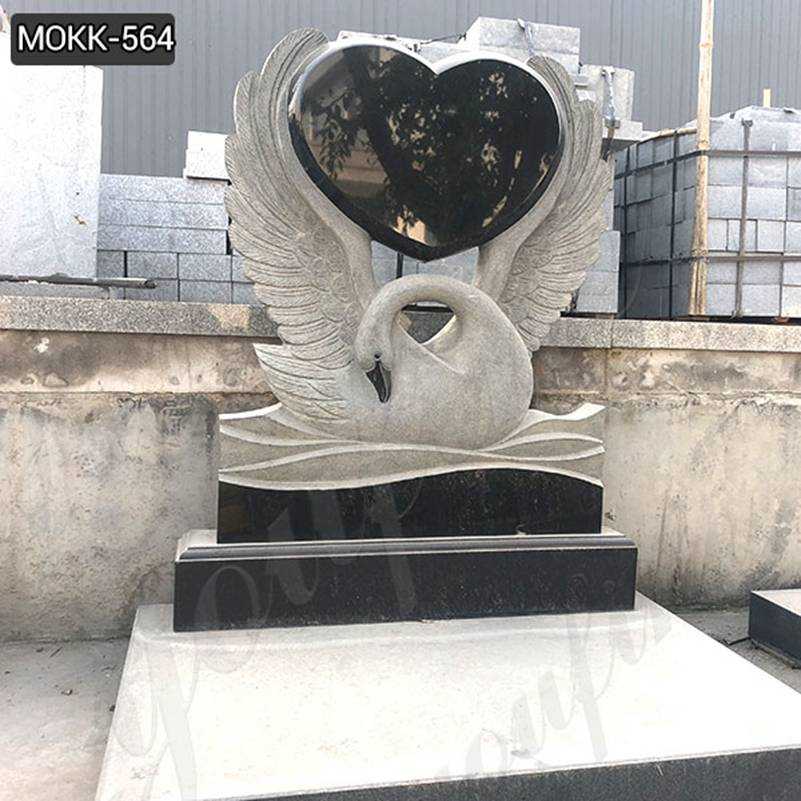 High Quality Granite Heart Shaped Headstone Monument Supplier MOKK-564