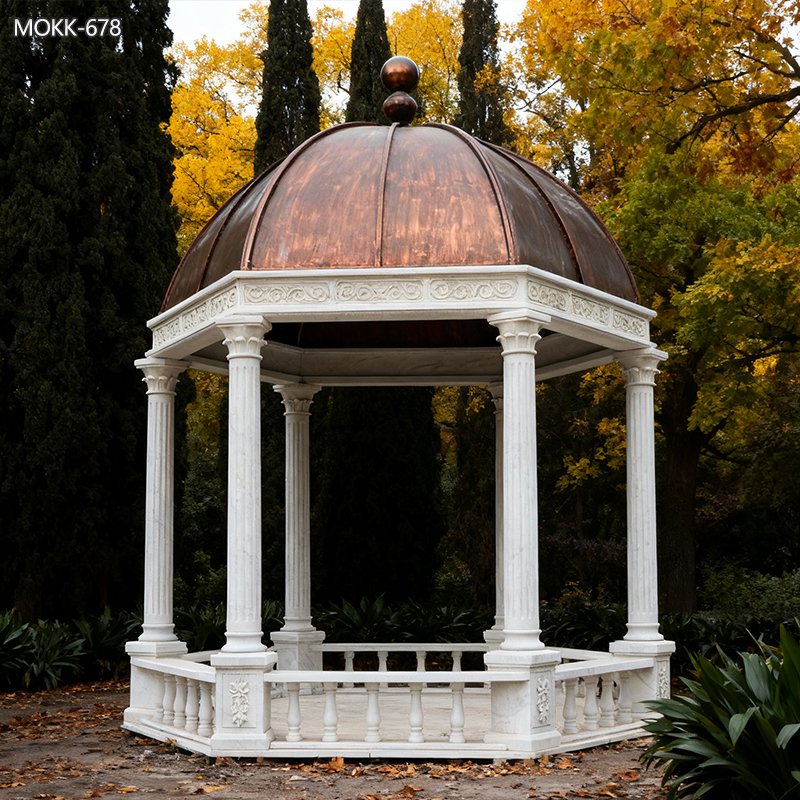 White Marble Gazebo