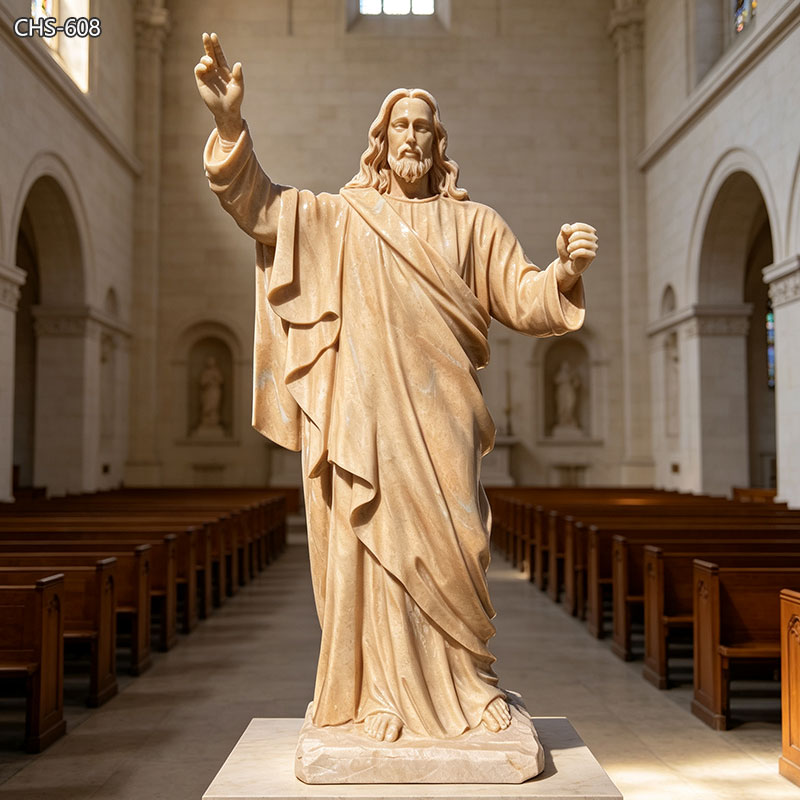 Jesus garden statue