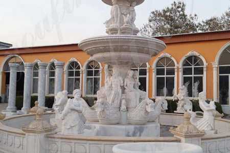 Outdoor Large Greek Marble Statue Water Fountain for Sale MOKK-673