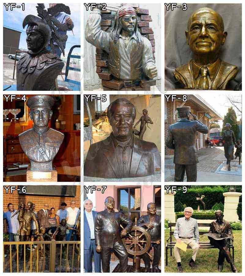 Large bronze statues project for sale