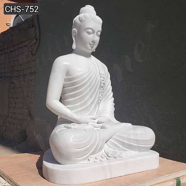White Marble Buddha Statue for Garden Decor Manufacturers CHS-752