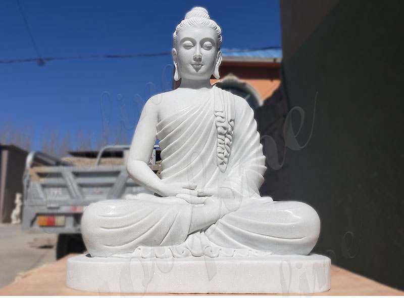 Marble Buddha Statue for Garden Decor