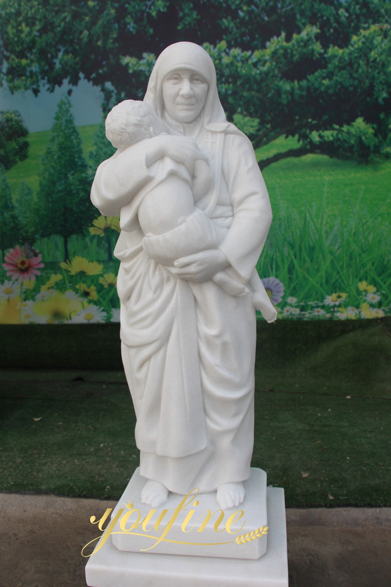Marble St. Teresa of Calcutta Statue