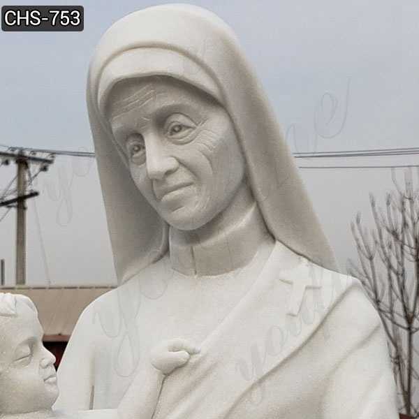 Marble St. Teresa of Calcutta with Children Statue Suppliers