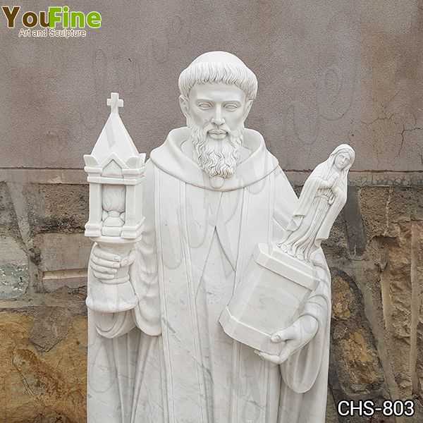 Religious Saint Marble Statue for the Garden for Sale