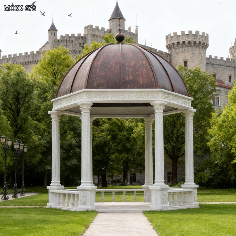 large White Marble Gazebo