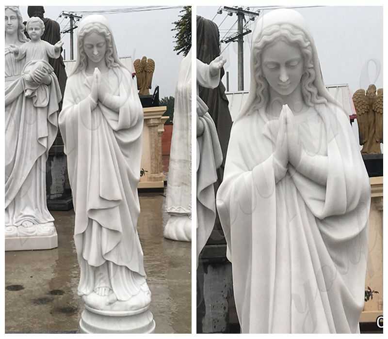 blessed mother statues detail