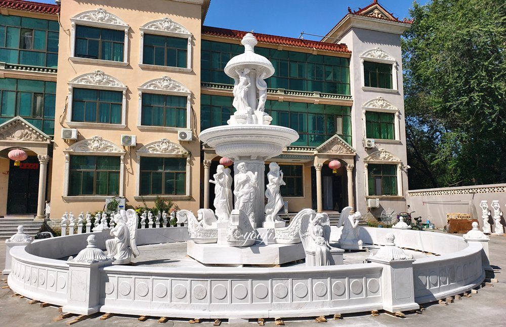 garden marble Sculpture Greek Fountain