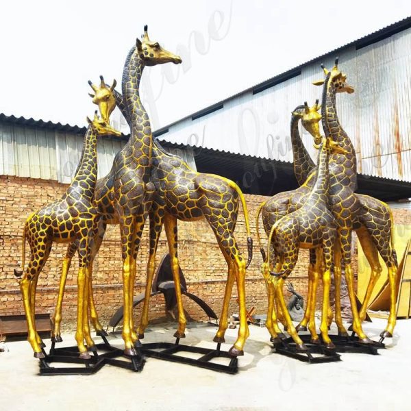 life size giraffe garden ornament