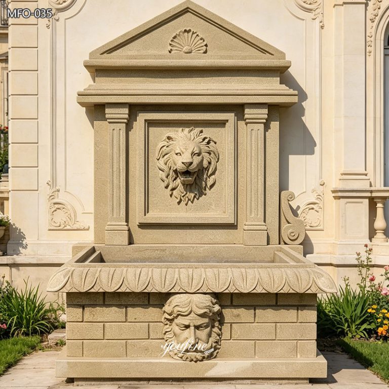 Limestone Wall Fountain MOKK-667
