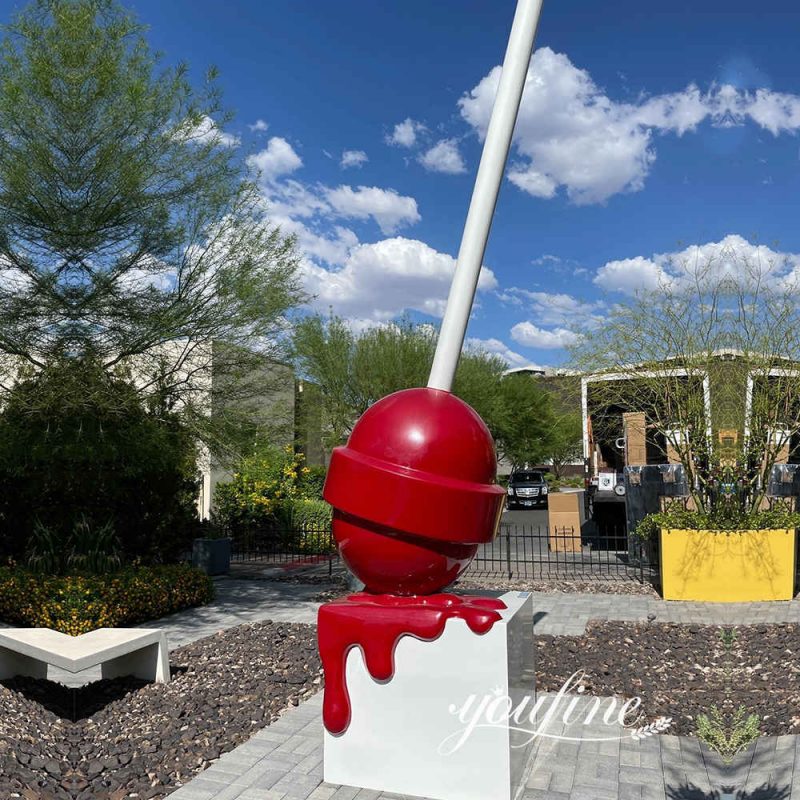 Modern Stainless Steel  Melting Lollipop Sculptures CSS-168
