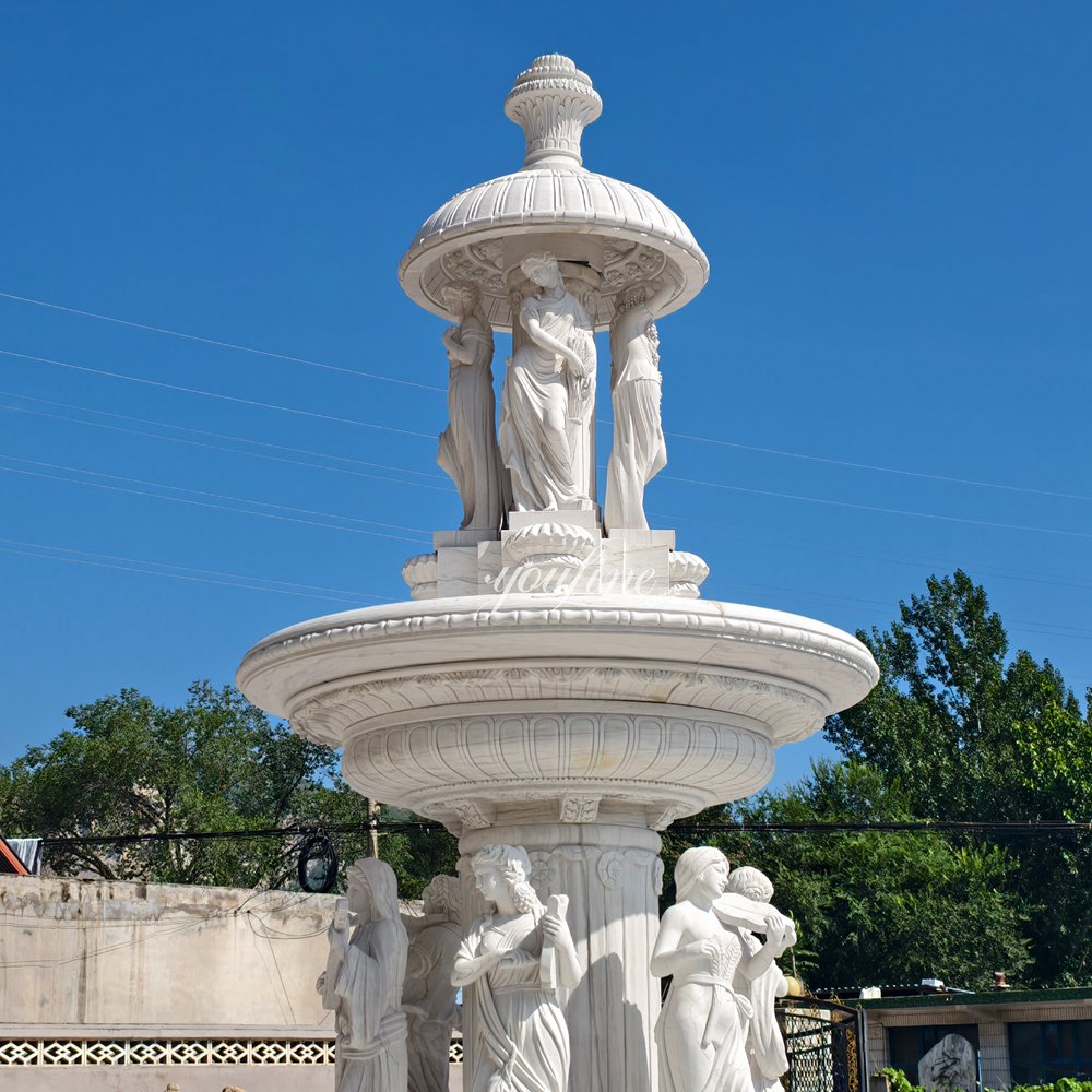 outdoor marble Sculpture Greek Fountain