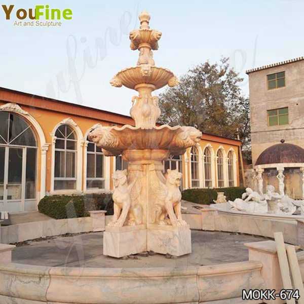Animal Marble Water Fountain for Garden Decor Suppliers