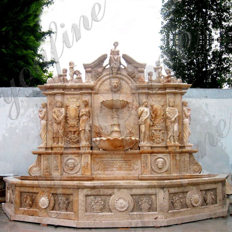 Antique-luxury-lion-head-garden-water-wall-fountain-with-basin-ideas-for-sale
