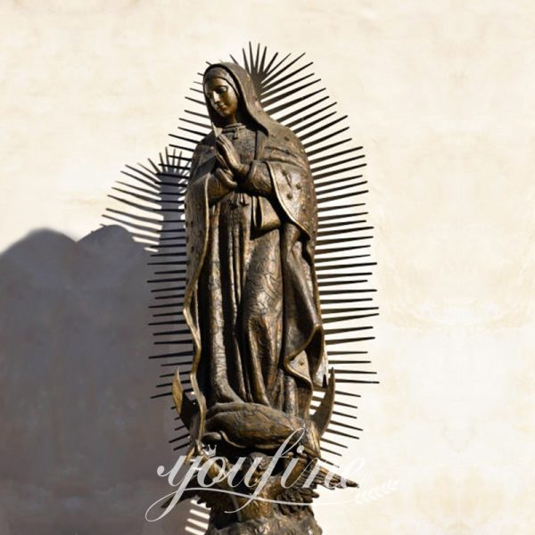 Bronze our lady of guadalupe statue-YouFine Sculpture