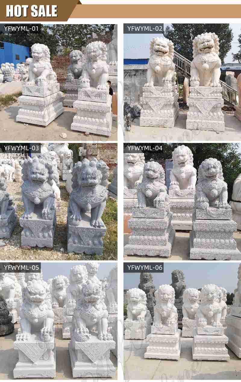 Chinese lion statues for sale